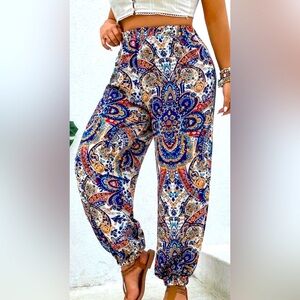 Paisley Print Women's Pants